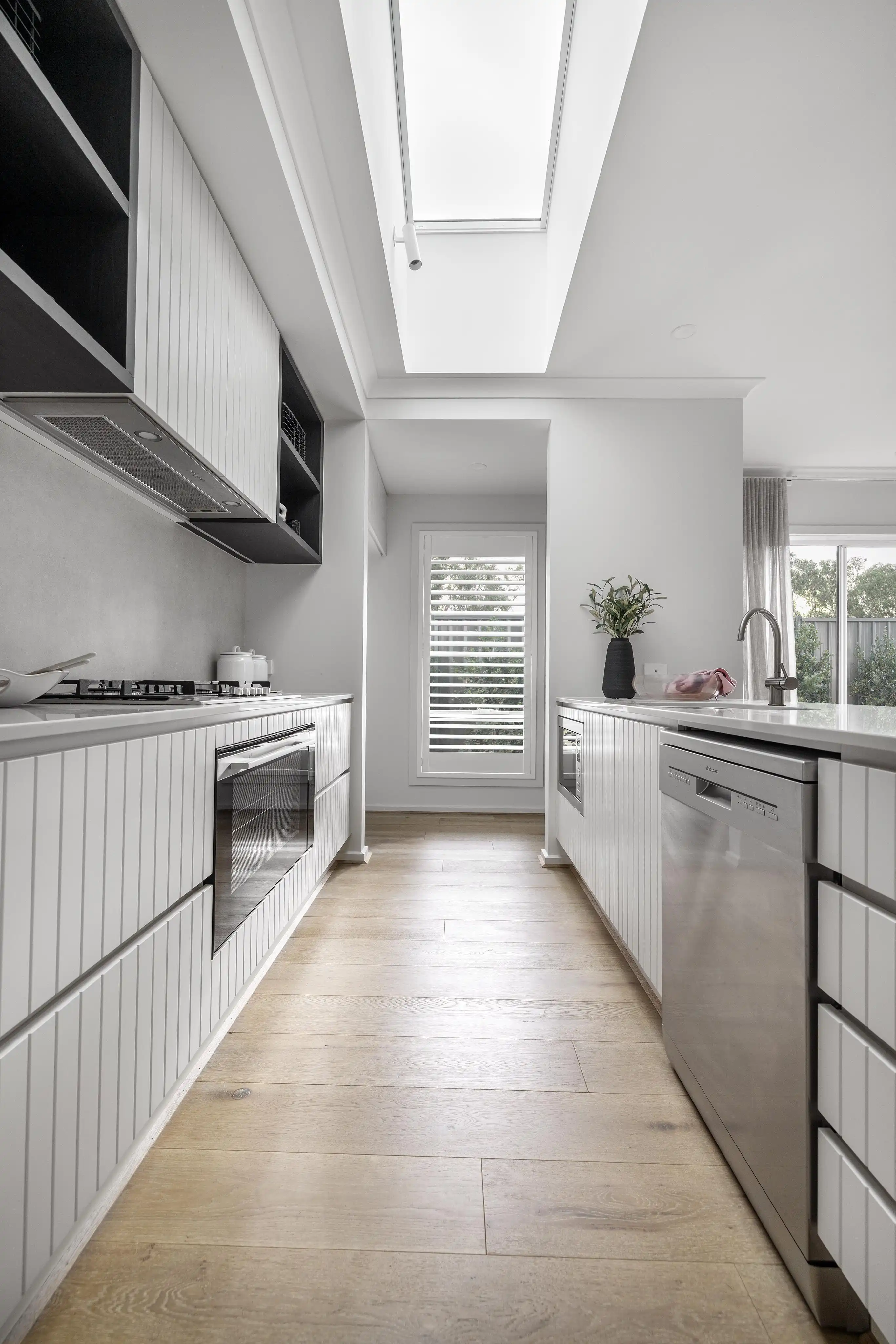 Riverstone 23 in Ballarat with raised skylight on top of kitchen for natural light to open the space