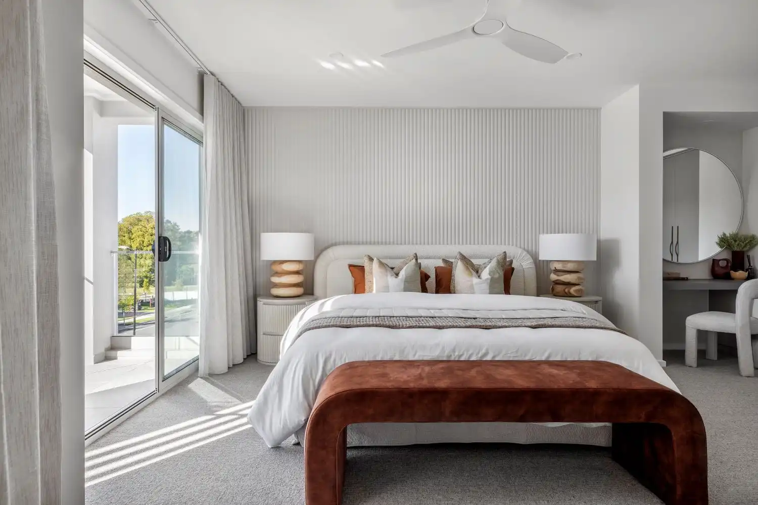 Master bedroom at the Headland 43 in SkyRidge Queensland Simonds build home