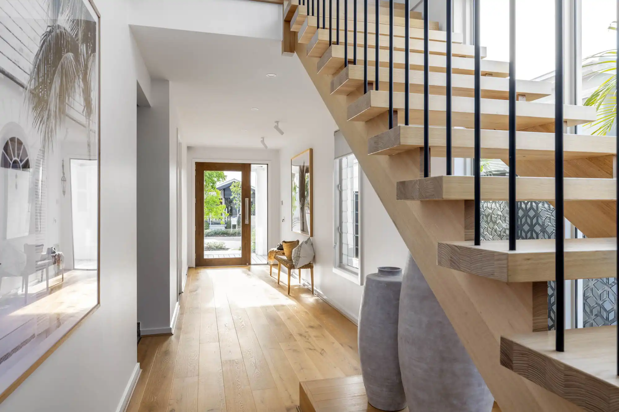double storey house with timber furnishing at the travertine 31